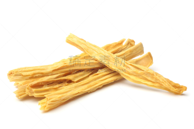 干的,尤巴,棍,腐竹,饮食,水平画幅,素食,无人,干花,白色背景