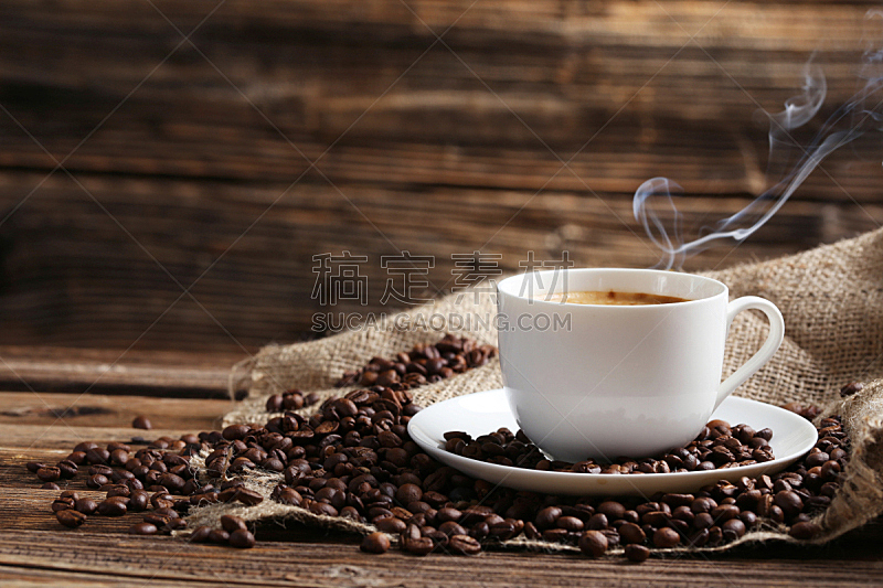 咖啡杯,咖啡豆,烤咖啡豆,杯,咖啡馆,浓咖啡,咖啡,谷类,褐色,水平画幅