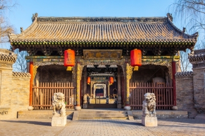 古老的,大门,榆次,都市风光,水平画幅,无人,户外,山西省,平遥,庭院