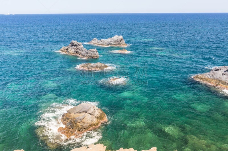 海景,地中海,布希曼族,曼加,自然,水平画幅,岩石,无人,蓝色,夏天