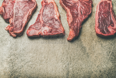 生食,肉,清新,牛肉,牛排,平坦的,选择对焦,留白,嫩里脊排,水平画幅