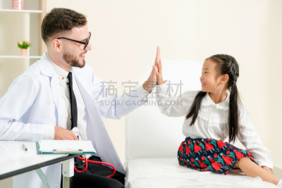 健康保健,儿童,幸福,大汗淋漓,小的,办公室,概念,检查