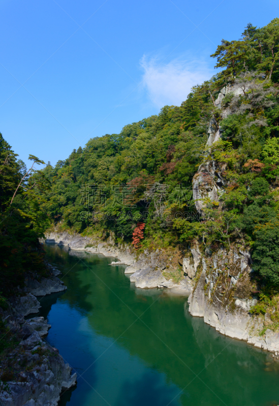 秋天,自然,垂直画幅,高视角,长野县,无人,日本,户外,著名景点,风景