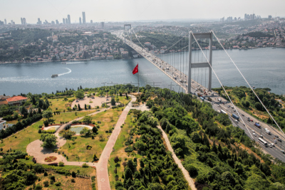 都市风景,伊斯坦布尔,地形,博斯普鲁斯大桥,天空,风,现代,著名景点,光