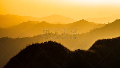 山,巴岳山,长野县,自然,褐色,水平画幅,蓝色,全景,日本,夏天