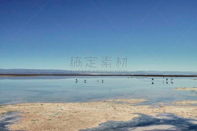 智利,阿塔卡马沙漠,特拉华,撒拉族,山谷,南美,水,天空,休闲活动,沙子