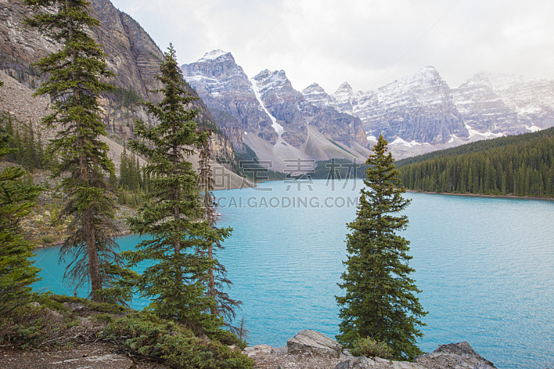 梦莲湖,纯净,雪山,环境,雪,加拿大,著名景点,自然美,露易斯湖,湖