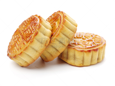 月饼,背景幕,白色,多样,蛋黄,水平画幅,秋天,无人,蛋糕,烘焙糕点