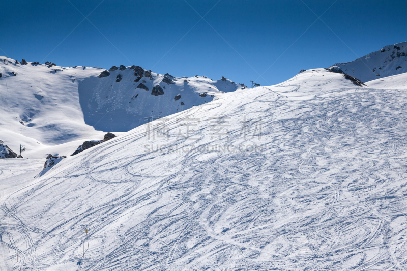 滑雪运动,山脉,蒂涅,滑雪板,滑雪坡,天空,度假胜地,水平画幅,山,雪