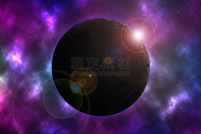 太空,星云,行星,干热气候,色彩鲜艳,星系,水平画幅,夜晚,无人,蓝色