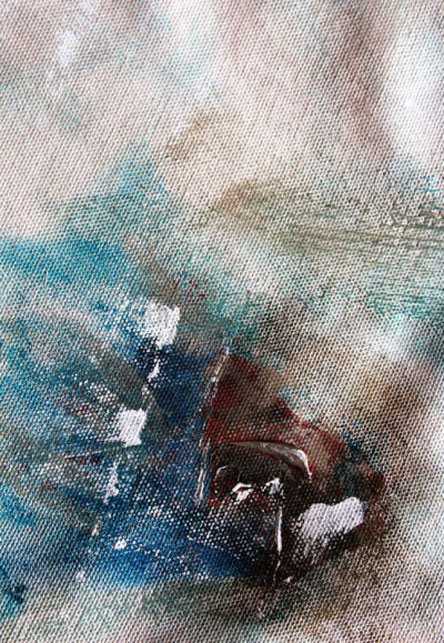 丙稀画,大特写,多层合成涂料,行为绘画,布面丙烯画,彩块,笔触