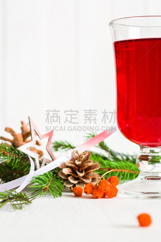 热,热甜红酒,红色,玻璃杯,贺卡,背景,新年,垂直画幅,葡萄酒