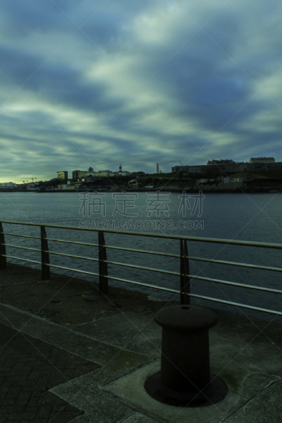 霍尔,斯密顿灯塔,普利茅斯,园艺锄,垂直画幅,水,天空,无人,英格兰,摄影