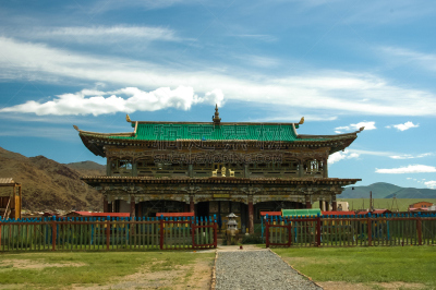 修道院,佛教,怪兽饰,犹太教会堂,蒙古,天空,休闲活动,水平画幅,形状,传统