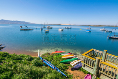 美国,马萨诸塞,莫罗古堡,海洋保护区,莫洛湾州立公园,加利福尼亚,水,水平画幅,导游,户外