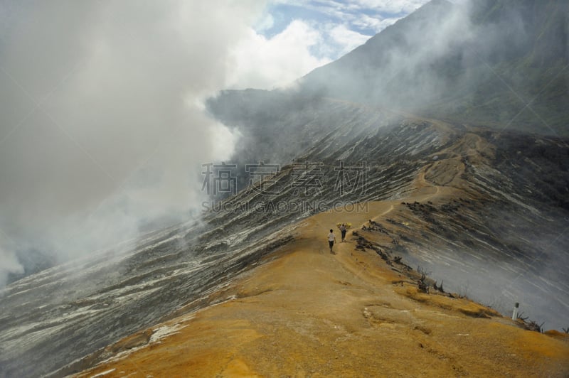 火山,布林斯通山,无意识的,火山岩,硫磺,风,水平画幅,山,火山地形,户外