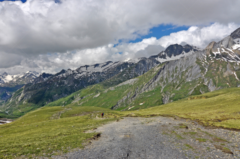 阿尔卑斯山脉,自然,阿尔皮勒,勃朗峰,天空,公园,水平画幅,雪,夏天,户外