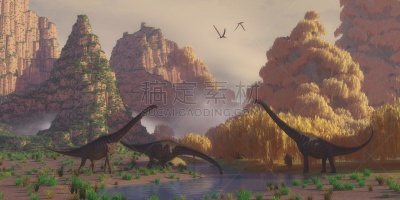 恐龙,水平画幅,食草动物,绘画插图,鸟类,蜥蜴,俄克拉荷马,巨大的,动物身体部位,图像
