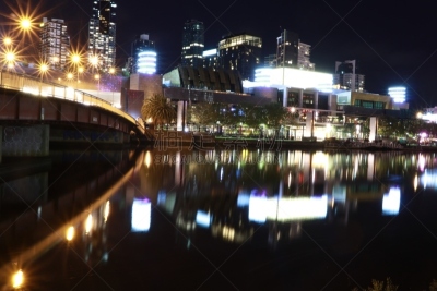 夜晚,码头,墨尔本,南,曙暮光,黄昏,皇冠娱乐中心,商业金融和工业,澳大利亚,建筑