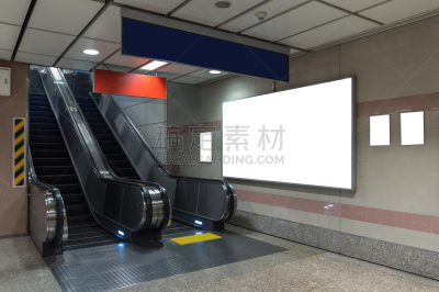 布告栏,走廊,市场营销,空白的,百叶窗,照明设备,地下的,迅速,低的,地铁
