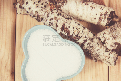 甜味剂,糖,木制,木糖醇,白桦,背景,人造的,水平画幅,现代,成品