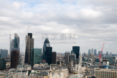 城市天际线,伦敦,伦敦劳埃德,瑞士再保险塔,水平画幅,无人,英格兰,户外,现代,彩色图片