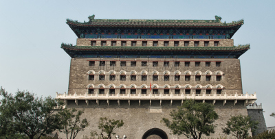 塔,箭术,故宫,外立面,旅游目的地,水平画幅,墙,禁止的,户外,大门