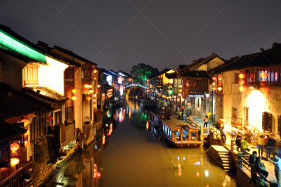 船,传统,旅途,著名景点,屋檐,窗户,屋顶,河流,运河,建筑