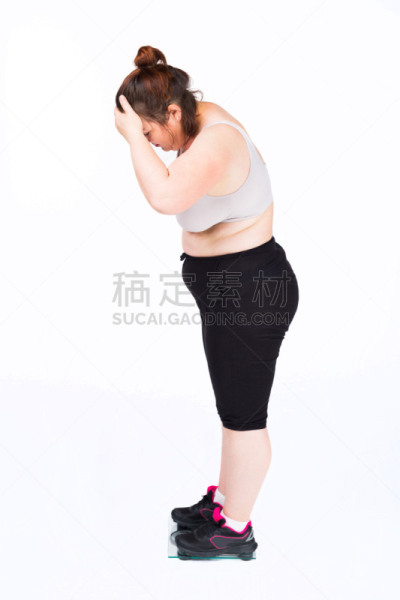 女人,失望,大块头,运动,自我完善,罗马尼亚,一个人,仅女人,仅一个女人,人