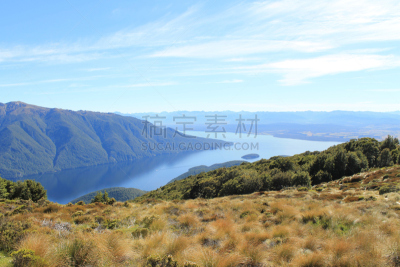 新西兰,无人,新西兰南岛,doubtful sound,峡湾国家陆地,图像,户外,水平画幅,蒂阿瑙,摄影