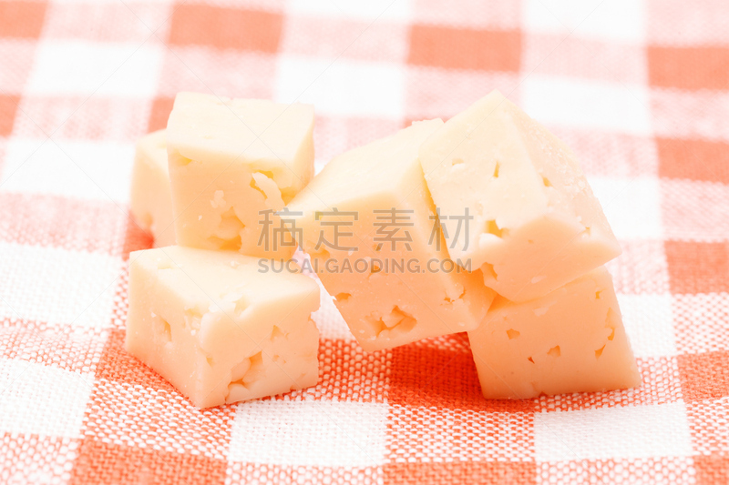 奶酪,厨房,桌布,立方体,水平画幅,无人,蓝色,开胃品,膳食,法式食品