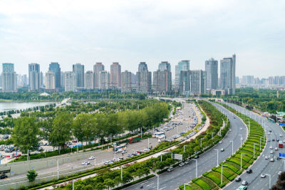交通,拥挤的,水平画幅,符号,忙碌,户外,建筑业,街道,遗嘱,郑州