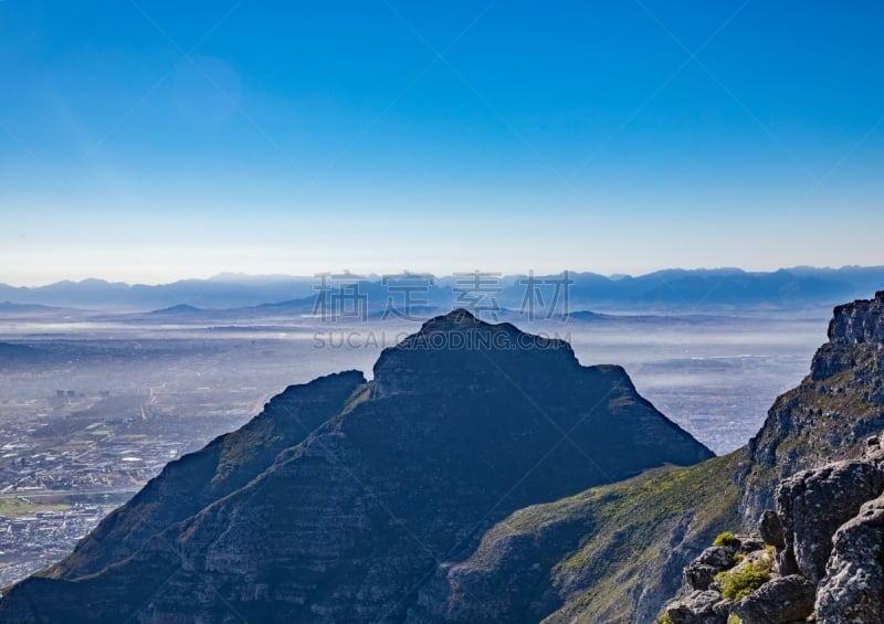 地形,南非,开普敦,怀俄明台山,在上面,自然保护区,天空,水平画幅,山,无人