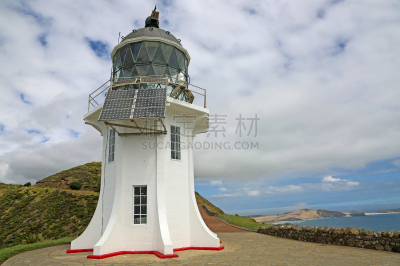 灯塔楼,cape reinga,水,美,水平画幅,无人,户外,海滩,著名景点,风景