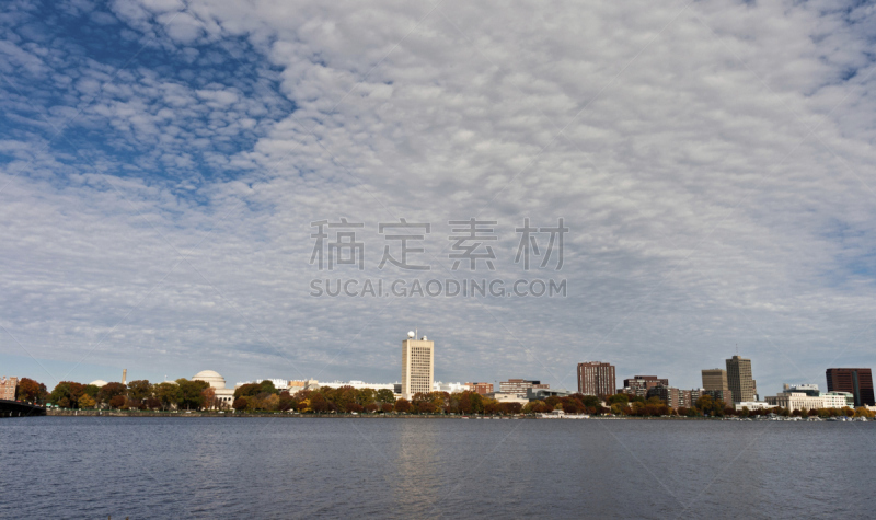 麻省理工学院,自然,水平画幅,景观设计,秋天,无人,早晨,剑桥,马萨诸塞,普鲁登秀塔