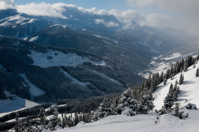 齐勒谷,滑雪板,北提洛尔,度假胜地,冬季运动,水平画幅,雪,无人,滑雪运动,户外