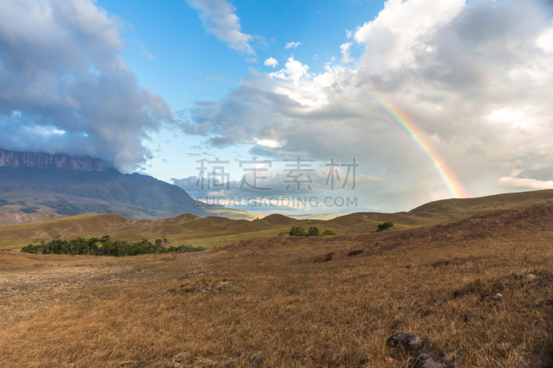 罗赖马山,罗赖马州,平顶山,平顶山区,canaima,委内瑞拉,南美,水平画幅,无人,户外