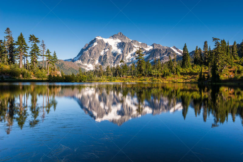 舒克森山,取景湖,mt baker-snoqualmie national forest,北小瀑布国家公园,美国西北太平洋地区,华盛顿州,纯净,灵感,湖,户外