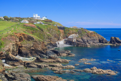 蜥蜴角,康沃尔,英格兰,英国,蜥蜴半岛,悬崖,旅游目的地,水平画幅,地形,无人