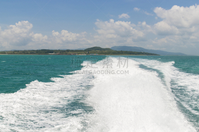 岛,看风景,渡轮,城镇景观,枝繁叶茂,竹富町,夏天,海岸地形,热带气候,著名景点
