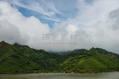 地形,流动厕所,魔幻岛,茉莉雅岛,南太平洋,法属玻利尼西亚,度假胜地,水平画幅,无人,火山地形