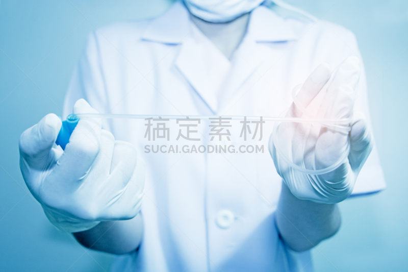 导液管,手,人造的,水平画幅,装管,心脏复苏术,人类肺脏,粘液,光,泰国