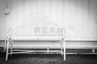 长椅,扶手,自然,校园,咖啡馆,水平画幅,景观设计,木制,无人,夏天