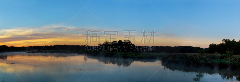 黎明,雾,阳光光束,河流,第一名,螺旋弹簧,热霾,核对时间,天空,早晨