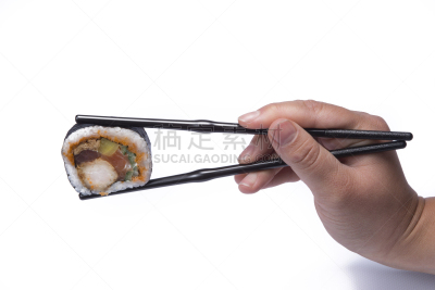 筷子,寿司,手牵手,水平画幅,膳食,海产,海老寿司,龙,太卷,寿司卷
