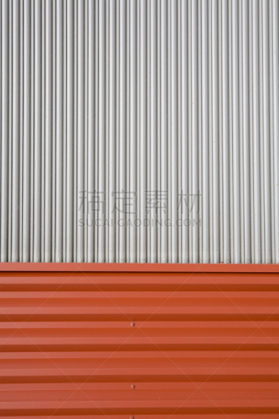 仓库,墙,建筑外部,木镶板,在底端,垂直画幅,瓦楞纸板,瓦楞铁,银色,无人