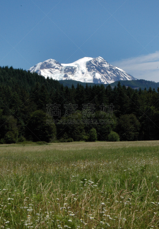 雷尼尔雪山,垂直画幅,窗户,火警瞭望台,美国,冰河,无人,美洲,火山,卡斯基德山脉