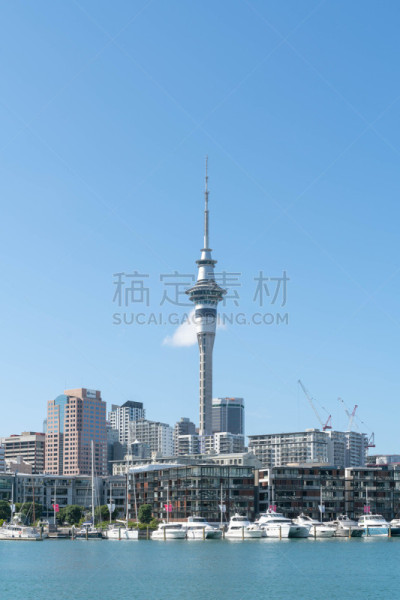 海港,奥克兰,天空塔,商务,标志性的阳光剧场,云,剧院,著名景点,户外,天空