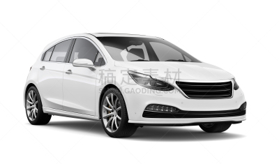 汽车,白色,三维图形,绘画插图,掀背车,红色,闪亮的,高雅,车轮,背景分离