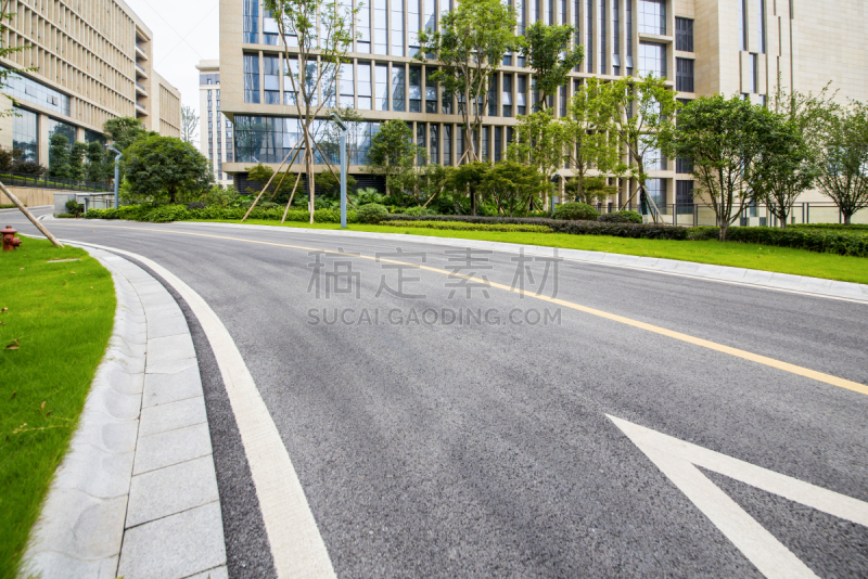 公路,重庆,空的,都市风景,横截面,沥青,汽车,交通,枝繁叶茂,现代